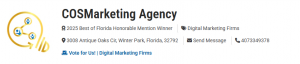 Best of Florida 2025 - COSMarketing Agency