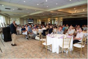 Dinner guests at Fresh Meadow Country Club (Photo credit: Charles Manley)
