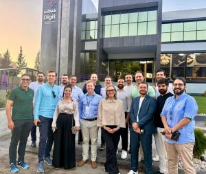 Feras Mousilli at DIGIT (Digital Incubator for the Generation of Innovative Talents) in Damascus, Syria