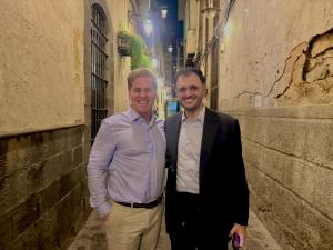 Feras Mousilli with Syrian Minister of Communications and Information Technology