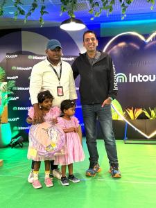 Dishant Bhojwani - Global Chief Operating Officer, IntouchCX at CSR Education Sponsorship Event in Hyderabad