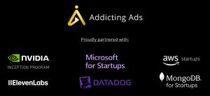 Addicting Ads partners with NVIDIA Inception and Amazon Startups to accelerate Ai-powered TV ad generation platform.