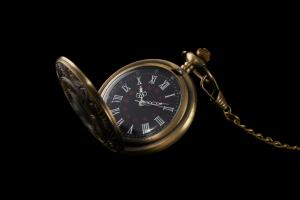 old pocket mechanical watch