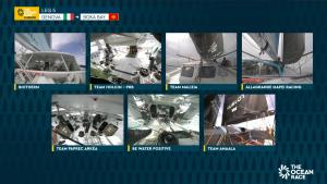OnboardLive gallery connected to seven boats racing in The Ocean Race Europe