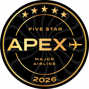 APEX Five Star Best Major Airline