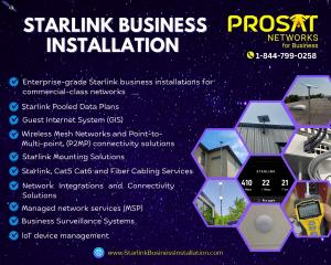 ProSat Networks Focuses on Starlink Installation for Business in Arizona 20 Starlink Business Installation Arizona 1-844-799-0258