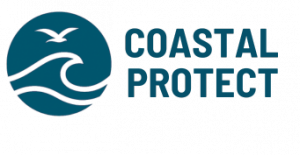 Logo for Coastal Protect, Flow Flood’s new flood insurance product designed for CBRA and V-Zones