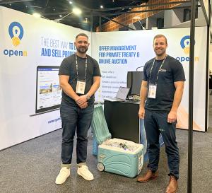 Sean Adomeit, CEO of Openn, and Cale Walsh, Head of Growth, standing together.