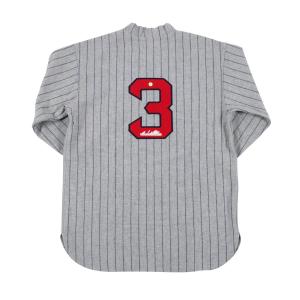 Mitchell & Ness Boston Red Sox jersey with a period Babe Ruth signature professionally and meticulously applied to the jersey’s number 3 (Ruth’s number). Estimate: CA$20,000-$30,000.