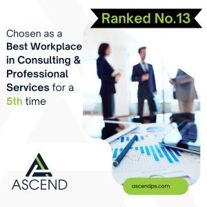 Ascend Jumps to No. 13 on Fortune Best Workplaces Consulting & Professional Services 2025