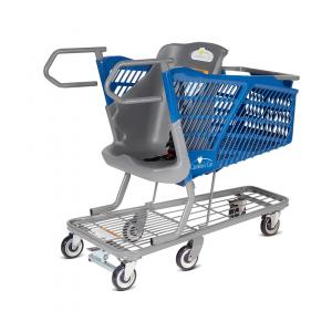 Caroline's Cart is the first patented special needs grocery cart designed for older children and adults with disabilities.