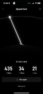 Starlink set up