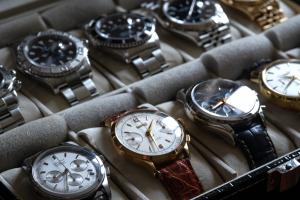 Collector’s Table with Diverse Watches