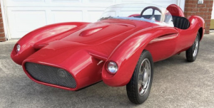 Child's Ferrari electric car