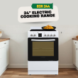 Equator Introduces 24” Electric Cooking Range with Convection Oven and Air Fryer