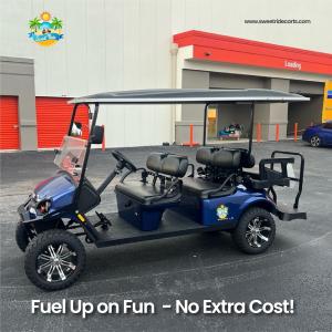 Check out our customers cruising in style with Sweet Ride Carts. Whether enjoying a beach day, a wedding, or a special event, our golf carts provide convenience and fun for every occasion.