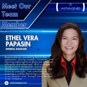 Apiagne Inc., a global leader in technology consulting and managed IT services, today proudly announced the opening of its new office in Davao City under the name Apiagne OPC Ethel Vera Papasin, General Manager of Apiagne OPC.