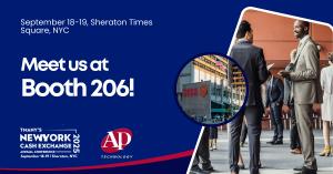 AP Technology invites banks to meet at TMANY's NYCE 2025-- Booth 206