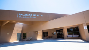 The outside of a medical facility.