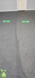 Before and After Carpet cleaning by Happy Clean in Dublin