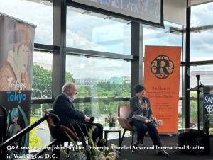 Q&A session at the Johns Hopkins University School of Advanced International Studies in Washington D.C.