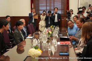 Meeting with Washington D.C. Mayor Muriel Bowser