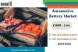 Automotive Battery Market to Hit USD 100 Billion by 2031 | Driven by EVs, Hybrids and Solid-State Battery Innovation