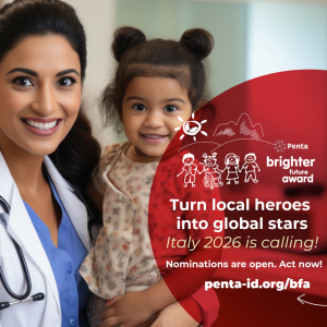 Smiling doctor and child