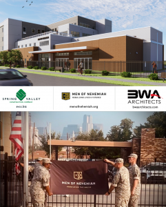 The beautiful 4 story facility will host housing, classrooms, counseling offices, and a worship center.
