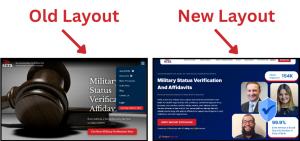 Comparison of SCRACVS New Layout with Old Layout