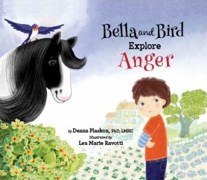 A new children's book series designed to help young readers understand and manage difficult emotions launched this month, created by a licensed clinical mental health counselor who witnessed firsthand the emotional toll of natural disasters on children Bella and Bird Explore Anger Book Cover