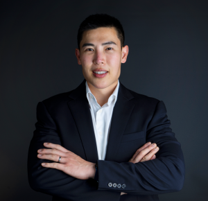 Portrait of Dr Vincent, Founder and CEO of Renovatio Bioscience, finalist in the 2025 NSW Export Awards.