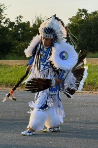 Native American “Fancy Dance” performance