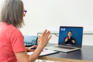 Dr. Luis F. Garcia has officially launched a Biomagnetism online training program designed to offer structured, self-paced instruction for individuals interested in exploring the fundamentals and practical applications of biomagnetism A woman attending an online biomagnetism training class with Dr. Garcia demonstrating magnetic therapy using pairs of magnets.