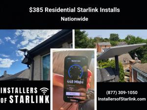 $385 Residential Starlink Installation Services Nationwide - (877) 309-1050
