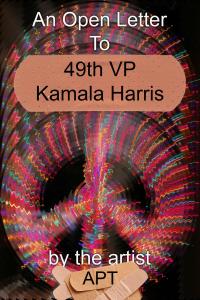 a psychedelic peace symbol with text floating above it, suggesting a different point of view