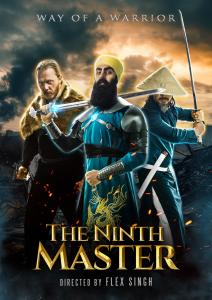 Movie poster for The Ninth Master — British Sikh superhero film by Flex Singh celebrating Sikh faith, South Asian pride, and Chardikala.