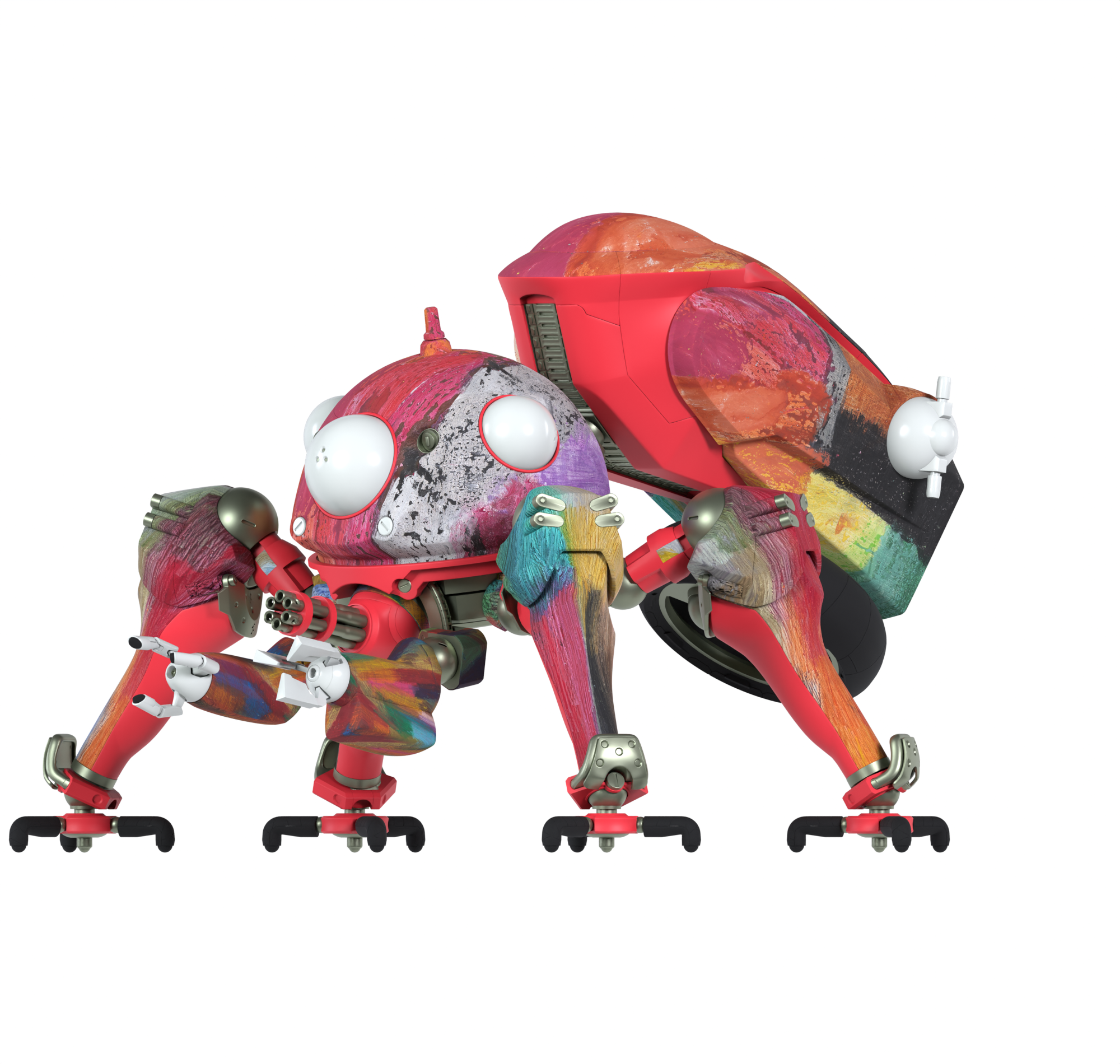 KODANSHA｜HERALBONY team up to decorate figures of Tachikoma