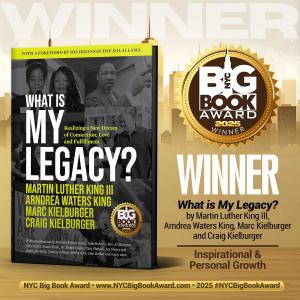 Winners included "What is My Legacy?" by Martin Luther King III, Arndrea Waters King, Marc Kielburger and Craig Kielburger; "Mikhail Gorbachev - How he changed our lives" by Bettina Schaefer; Berrett-Koehler's "From Founder to Future: A Business Roadmap to Impact, Longevity, and Employee Ownership" by John Abrams; The Cooking Lab's "Modernist Bread at Home" by Nathan Myhrvold; Atlantic Monthly Press's (Imprint: Grove Atlantic) "Hotshot: A Life on Fire" by River Selby and "Wild Fox Ridge" by Xue Mo to name some key titles on the awarded list "What is My Legacy?" by Martin Luther King III, Arndrea Waters King, Marc Kielburger and Craig Kielburger