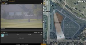 The Spotter Global NIO Screen Interface Tracks and Classifies a Human Target wtih Video AI