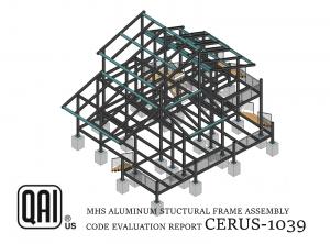 MHS structural aluminum framing assembly -Code Evaluation Report CERUS-1039