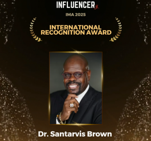 IMA Winner - Dr. Santarvis Brown
