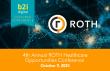 B2i Digital Selected as Marketing Partner for 4th Annual ROTH Healthcare Opportunities Conference