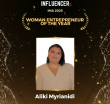 Aliki Myrianidi Wins ‘Women Entrepreneur of the Year’ at Influencer Magazine Awards 2025