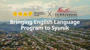 COAF Brings English Language Program to Syunik, Armenia