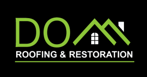 Dom Roofing & Restoration, North Atlanta’s go-to roofing contractor, is excited to announce an exclusive Black Friday Mega Offer available now through Black Friday Week Dom Roofing & Restoration company logo, veteran-owned certified roofing contractor in Metro Atlanta