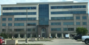 Photo of the exterior of new Aurex office space.