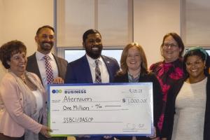 Aternium marked its two-year anniversary with a special event highlighted by an announcement that the State of Delaware is investing $1 million in the innovative company Check Presentation