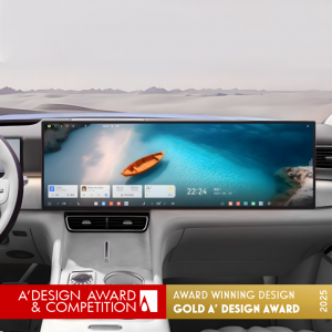 The A' Design Award, a highly respected recognition in the field of interface design, has announced Chery as the winner of the Golden A' Interface, Interaction and User Experience Design Award for their exceptional work, Chery E02 by Chery