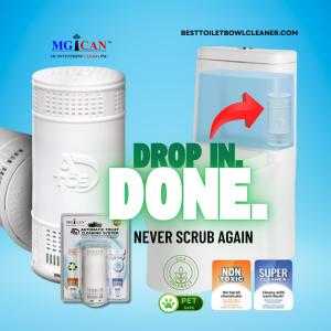 MG Inventions Canada Inc., the creator of the breakthrough ATCS (Automatic Toilet Cleaning System), announces the U Drop In. Done. - The Automatic Toilet Cleaning System (ATCS) is a drop in and done toilet cleaner.